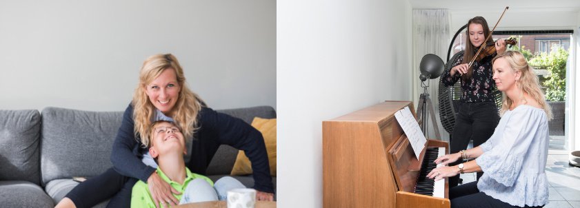 Bregje met haar gezin
