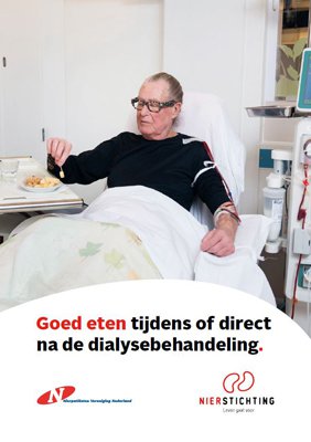 Goed eten tijdens of direct na de dialysebehandeling